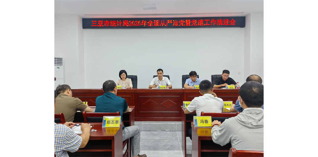 三亚市统计局召开2025年全面从严治党暨党建工作推进会