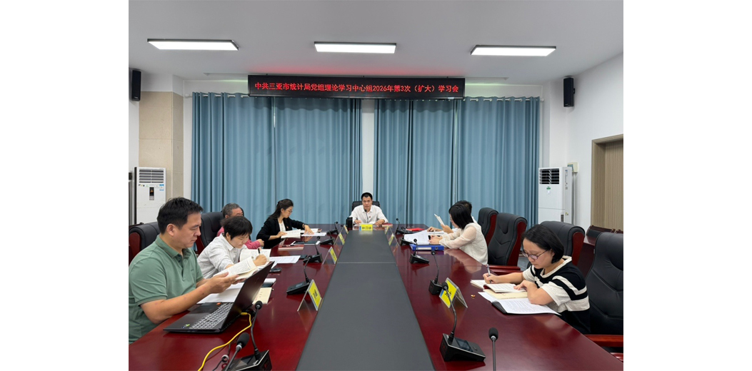 三亚市统计局联动部署 扎实推进树立和践行正确政绩观学习教育走深走实